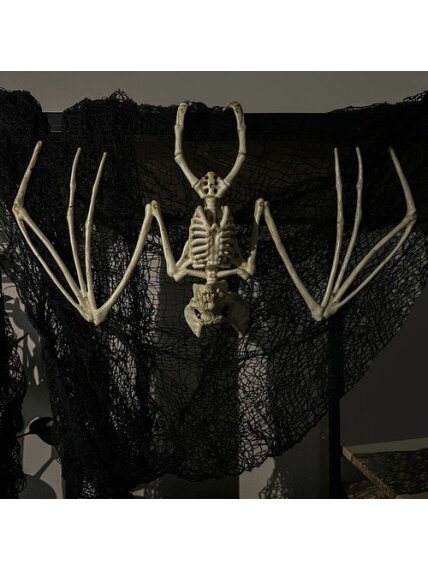 Šikšnosparnio skeletas - dekoracija 30cm Malatec 22005 9 Šikšnosparnio skeletas - dekoracija 30cm Malatec 22005 9