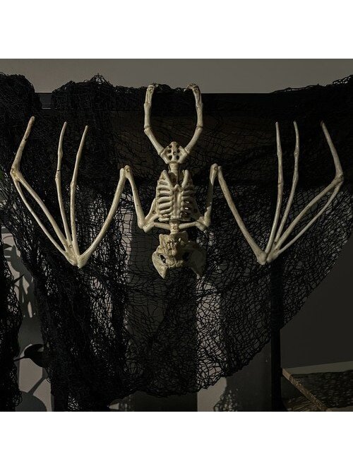 Šikšnosparnio skeletas - dekoracija 30cm Malatec 22005 9 Šikšnosparnio skeletas - dekoracija 30cm Malatec 22005 9