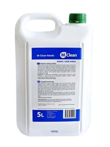 Skystas muilas M-Clean 5L