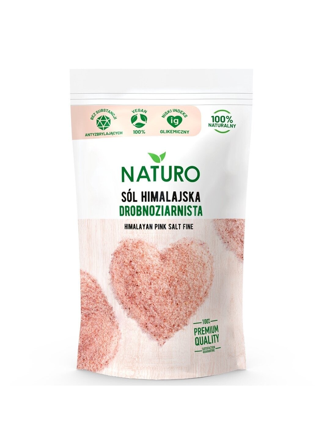 Smulki Himalajų druska Naturo, 500g Smulki Himalajų druska Naturo, 500g