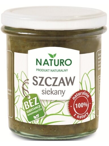 Smulkintos rūgštynės Naturo, 320g