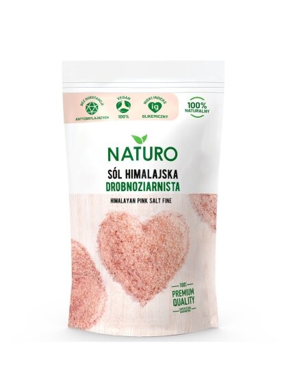 Smulki Himalajų druska Naturo, 500g Smulki Himalajų druska Naturo, 500g