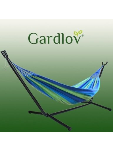 Sodo hamakas 200x150cm su rėmeliu Sodo hamakas 200x150cm su rėmeliu