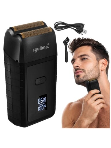 „Soulima“ barzdos skustuvas su LED ekranu