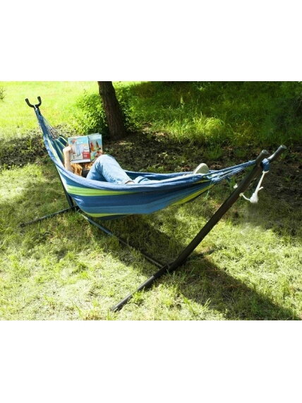 Sodo hamakas 200x150cm su rėmeliu 12 Sodo hamakas 200x150cm su rėmeliu 12