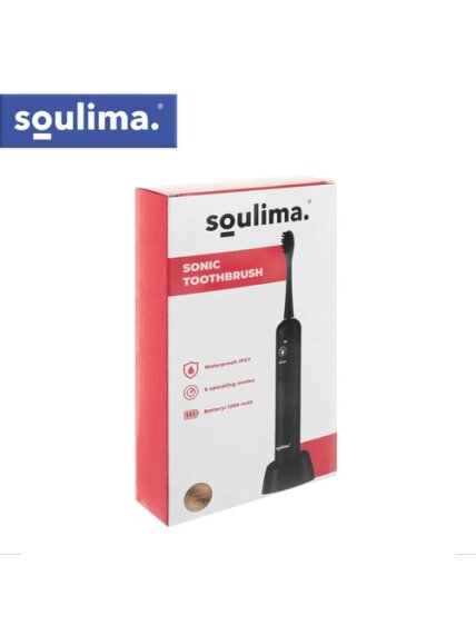 Soulima 26851 juodas Sonic dantų šepetėlis 1