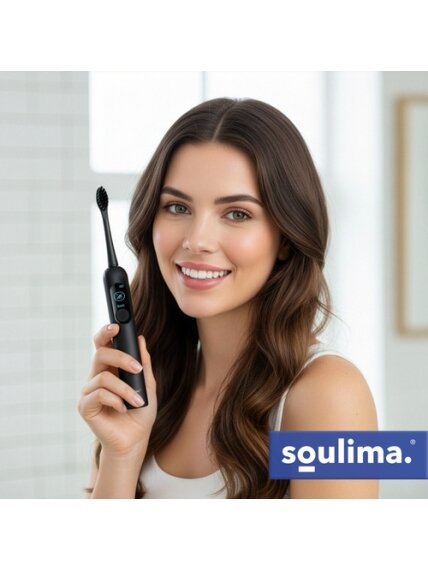 Soulima 26851 juodas Sonic dantų šepetėlis 23