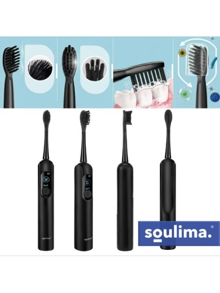 Soulima 26851 juodas Sonic dantų šepetėlis 27