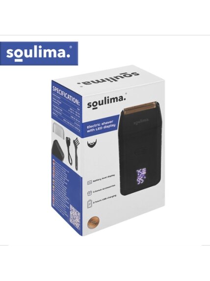 „Soulima“ barzdos skustuvas su LED ekranu 1