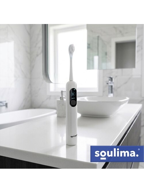 Soulima 26850 baltas ultragarsinis dantų šepetėlis 17