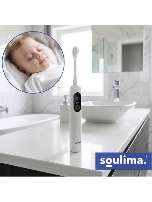 Soulima 26850 baltas ultragarsinis dantų šepetėlis 18