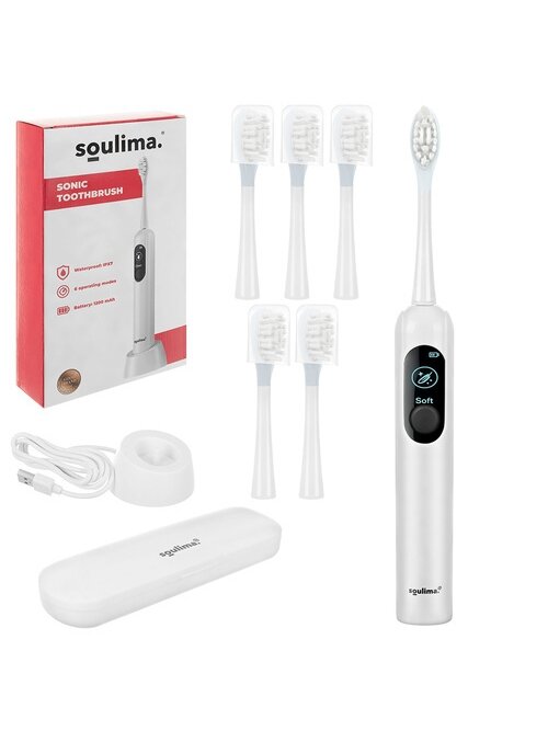 Soulima 26850 baltas ultragarsinis dantų šepetėlis 29