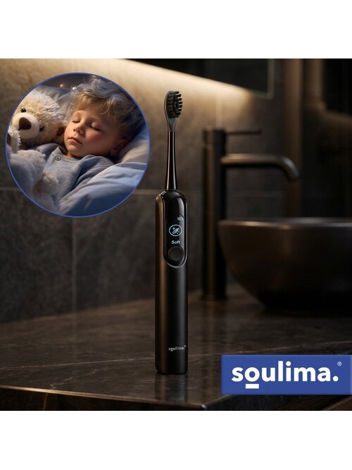 Soulima 26851 juodas Sonic dantų šepetėlis 19