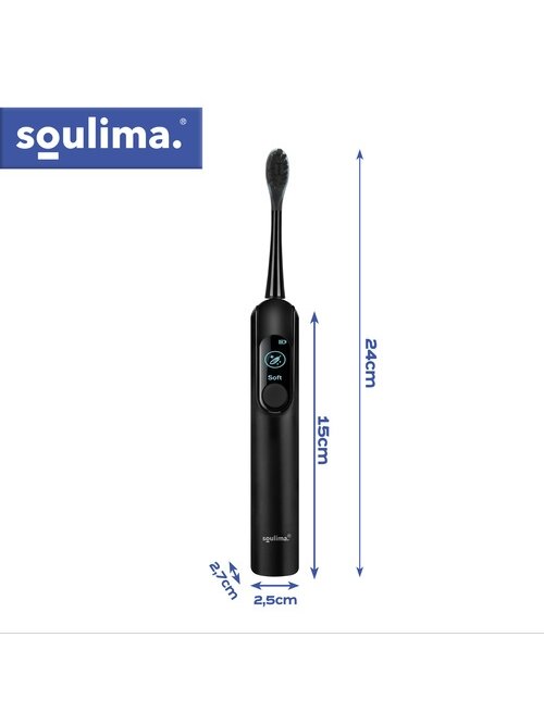 Soulima 26851 juodas Sonic dantų šepetėlis 3