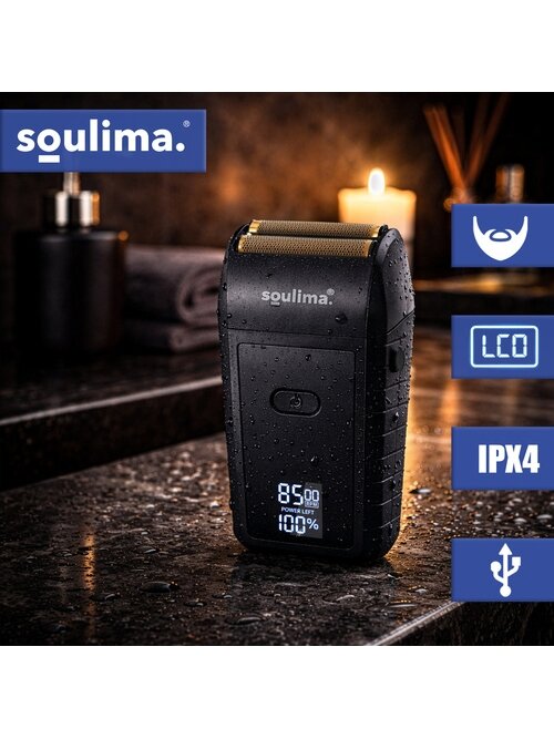 „Soulima“ barzdos skustuvas su LED ekranu 4