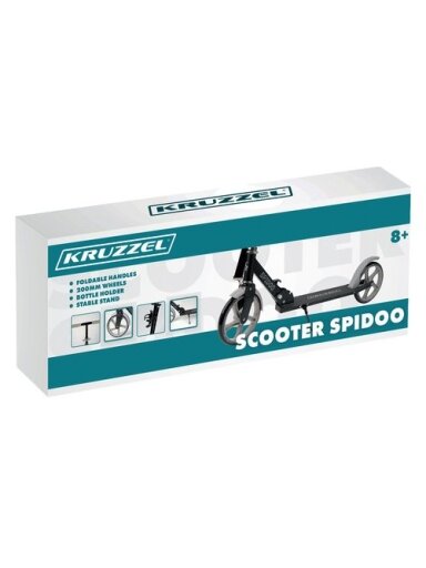 Spidoo paspirtukas pilkas Kruzzel 25629