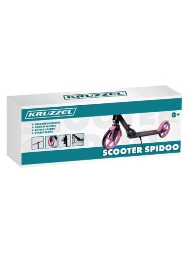 Spidoo paspirtukas rožinis Kruzzel 25628
