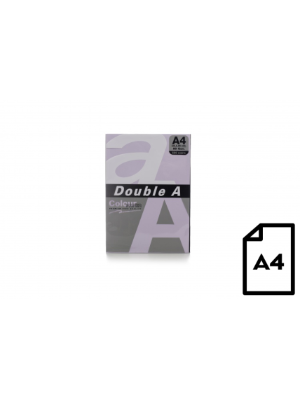 Spalvotas popierius Double A, 80g, A4, 500 lapų, Levender Spalvotas popierius Double A, 80g, A4, 500 lapų, Levender