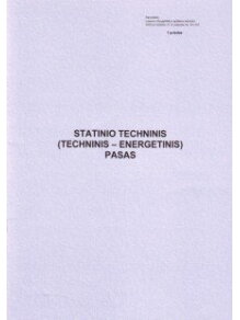 Statinio techninis (techninis energetinis) pasas (8) 0720-085 Statinio techninis (techninis energetinis) pasas (8) 0720-085