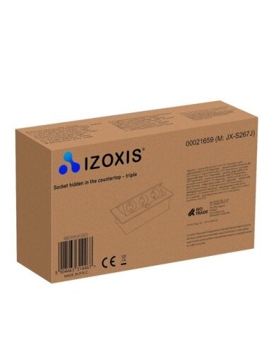 Stalviršyje paslėptas lizdas - trigubas Izoxis 21659