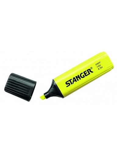 Stanger Teksto žymeklis 1-5 mm, geltonas, 1 vnt. 180001000
