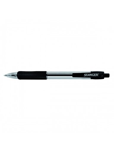 Stanger Tušinukas 1.0 Softgrip retractable, juodas, 1 vnt. 18000300039