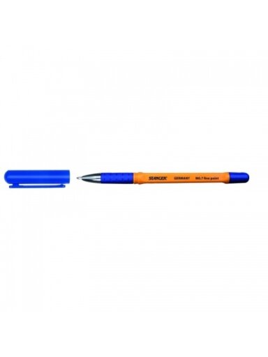 Stanger Tušinukas Finepoint Softgrip 0.7 mm, mėlynas, 1 vnt. 18000300056