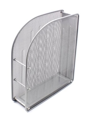 Stovas dokumentams Forpus, 7cm, sidabrinis, perforuoto metalo  1003-013