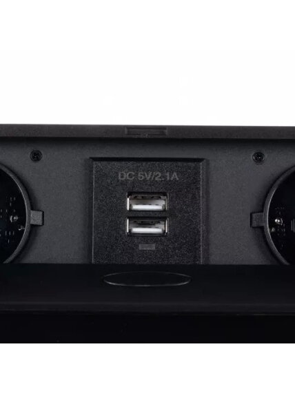 Stalviršyje paslėptas USB lizdas - dvigubas Izoxis 21446 4 Stalviršyje paslėptas USB lizdas - dvigubas Izoxis 21446 4