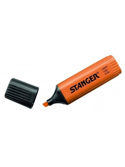 Stanger Teksto žymeklis 1-5 mm, oranžinis, 1 vnt. 180002000 Stanger Teksto žymeklis 1-5 mm, oranžinis, 1 vnt. 180002000