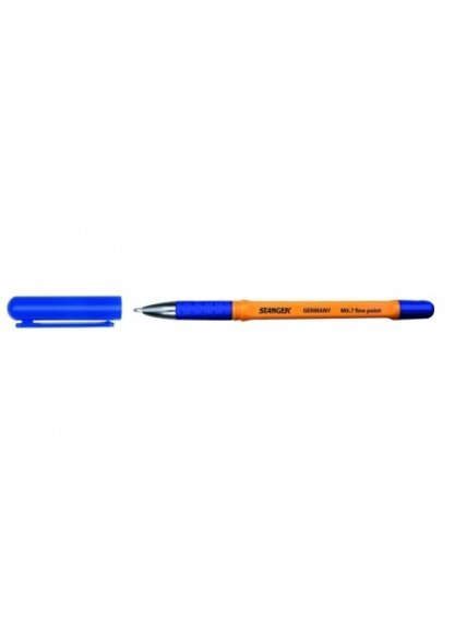 Stanger Tušinukas Finepoint Softgrip 0.7 mm, mėlynas, 1 vnt. 18000300056 Stanger Tušinukas Finepoint Softgrip 0.7 mm, mėlynas, 1 vnt. 18000300056