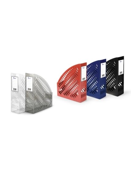Stovas dokumentams Forpus, 7cm, dūminis, plastikinis Stovas dokumentams Forpus, 7cm, dūminis, plastikinis