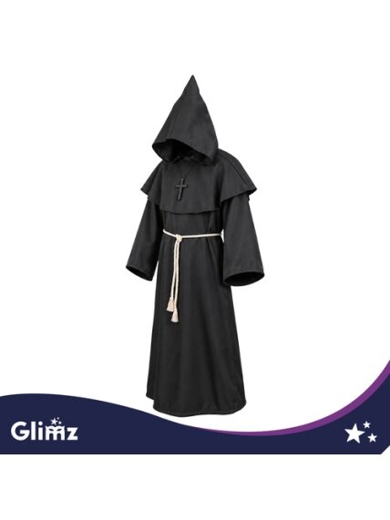 Glimz Helovino vienuolio kostiumas 3 Glimz Helovino vienuolio kostiumas 3