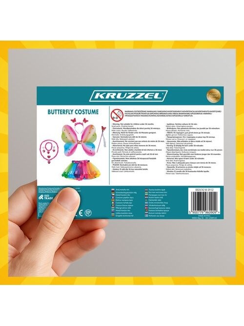 Drugelio kostiumas, 6 dalių, Kruzzel 26742 4 Drugelio kostiumas, 6 dalių, Kruzzel 26742 4