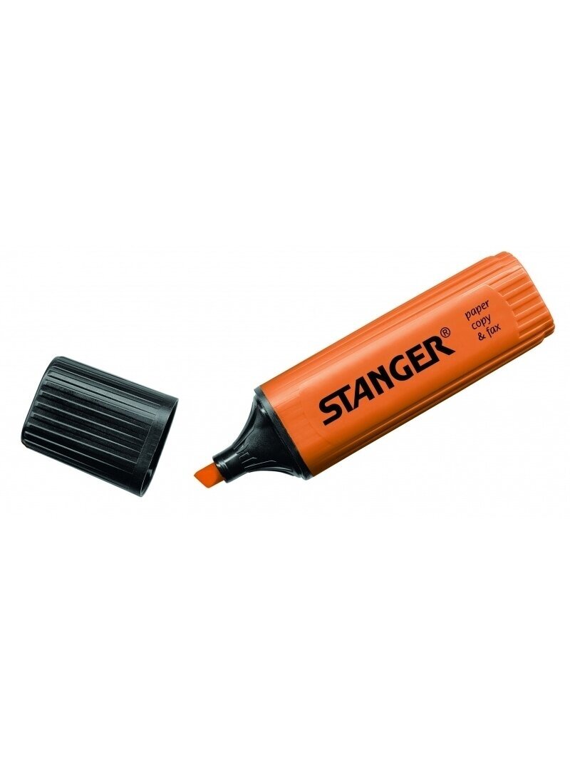 Stanger Teksto žymeklis 1-5 mm, oranžinis, 1 vnt. 180002000 Stanger Teksto žymeklis 1-5 mm, oranžinis, 1 vnt. 180002000