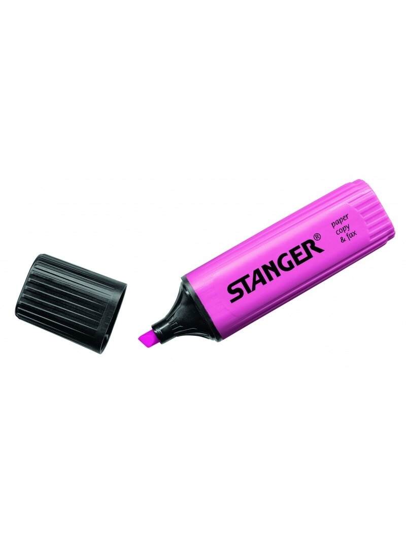 Stanger Teksto žymeklis 1-5 mm, rožinis, pakuotėje 10 vnt. 180004000 Stanger Teksto žymeklis 1-5 mm, rožinis, pakuotėje 10 vnt. 180004000