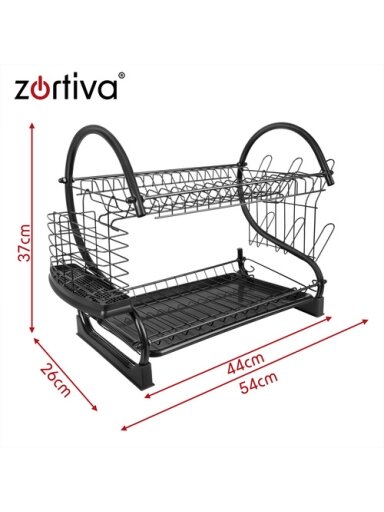 „Zortiva“ dviejų lygių indų džiovyklė