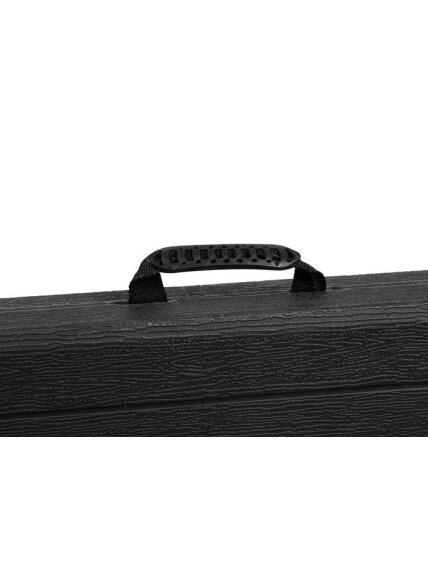 Sulankstomas sodo stalas, juodas, 180 cm 2 Sulankstomas sodo stalas, juodas, 180 cm 2