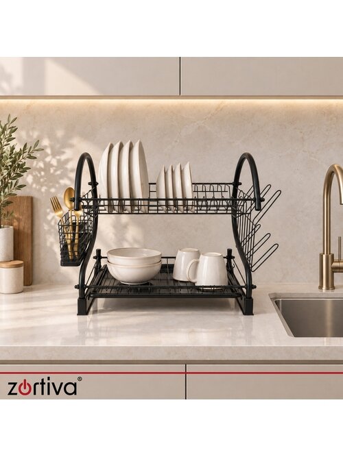 „Zortiva“ dviejų lygių indų džiovyklė 11 „Zortiva“ dviejų lygių indų džiovyklė 11
