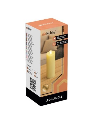LED žvakė/įdėklas 12,5 x 5 cm 1 vnt. Ruhhy 26484