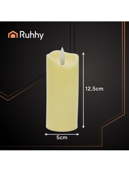 LED žvakė/įdėklas 12,5x5 cm 4 vnt. Ruhhy 26485 2 LED žvakė/įdėklas 12,5x5 cm 4 vnt. Ruhhy 26485 2