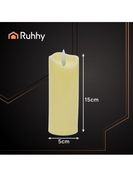 LED žvakė/įdėklas 15x5cm 1vnt. Ruhhy 26719 2 LED žvakė/įdėklas 15x5cm 1vnt. Ruhhy 26719 2