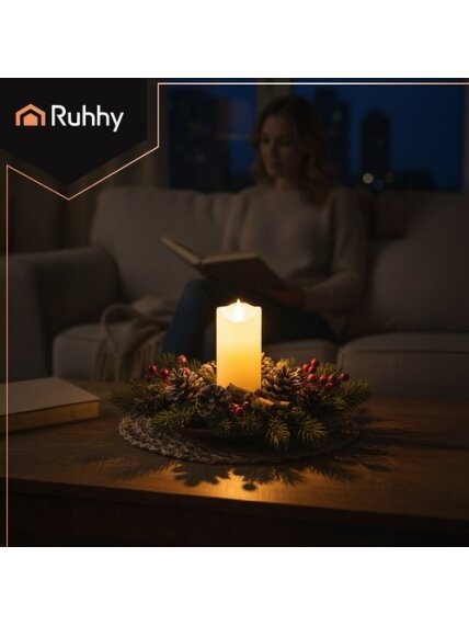LED žvakė/įdėklas 15x5cm 1vnt. Ruhhy 26719 7 LED žvakė/įdėklas 15x5cm 1vnt. Ruhhy 26719 7