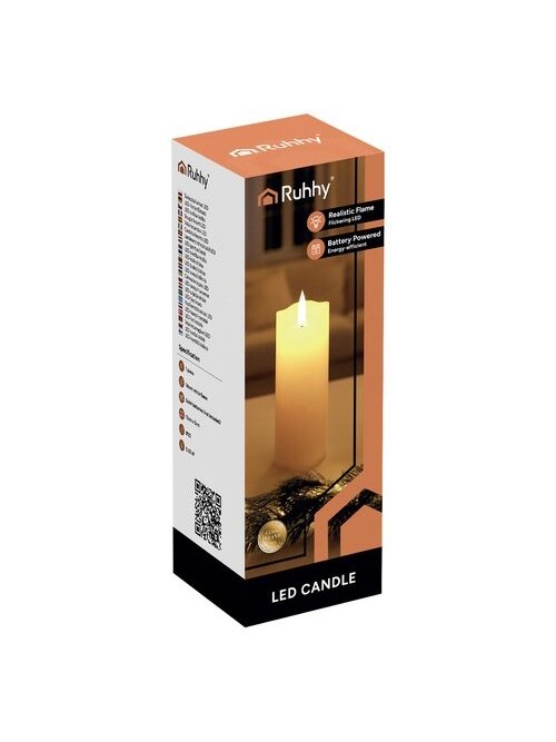 LED žvakė/įdėklas 15x5cm 1vnt. Ruhhy 26719 1 LED žvakė/įdėklas 15x5cm 1vnt. Ruhhy 26719 1
