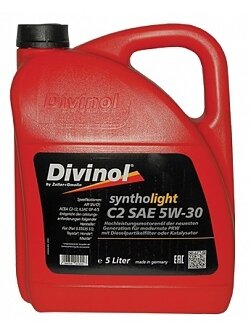 Syntholight DIVINOL C2 5W-30 5 l. SN/CF, ACEA C2-12 (F.T.H.M) Syntholight DIVINOL C2 5W-30 5 l. SN/CF, ACEA C2-12 (F.T.H.M)