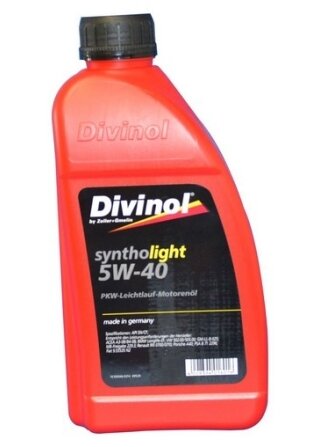 Syntholight DIVINOL 5W40 1 l SN/CF, MB 229.3, VW 505.00, GM-LL-B-025 Syntholight DIVINOL 5W40 1 l SN/CF, MB 229.3, VW 505.00, GM-LL-B-025