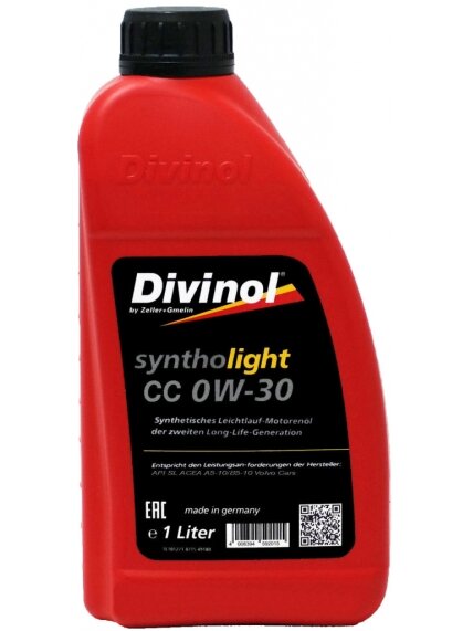 Syntholight CC 0W-30 1L API SL; ACEA A5-10/B5-10 Syntholight CC 0W-30 1L API SL; ACEA A5-10/B5-10