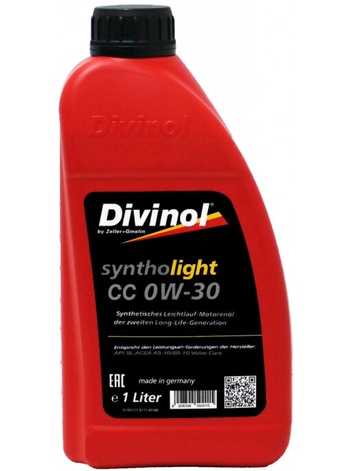Syntholight CC 0W-30 1L API SL; ACEA A5-10/B5-10 Syntholight CC 0W-30 1L API SL; ACEA A5-10/B5-10