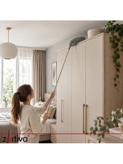 „Zortiva“ teleskopinė dulkių šluostė 18 „Zortiva“ teleskopinė dulkių šluostė 18