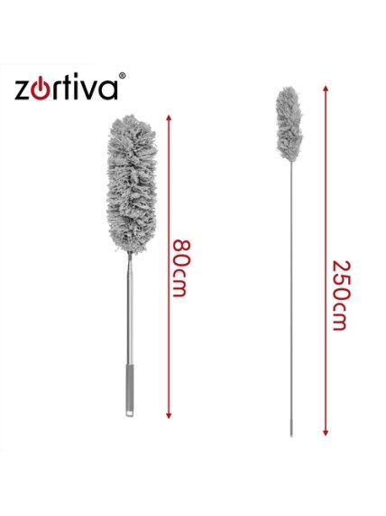 „Zortiva“ teleskopinė dulkių šluostė 2 „Zortiva“ teleskopinė dulkių šluostė 2